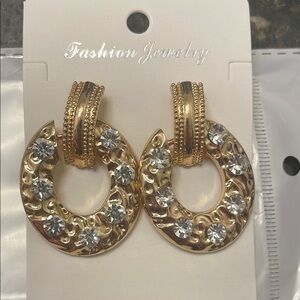 Gold and Silver Fashion Jewelry Earrings